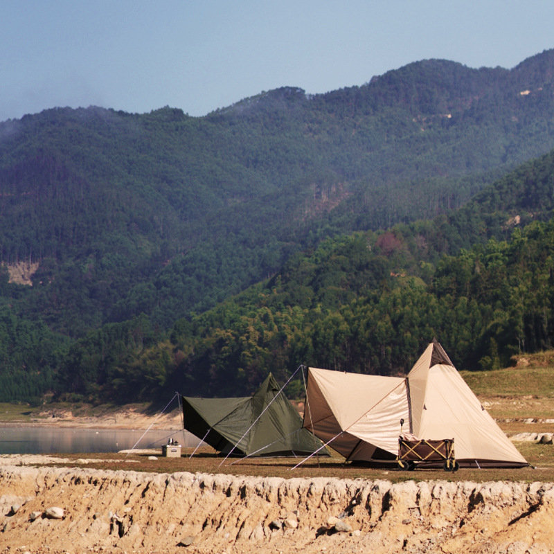 Lightweight Indian Camping Rainproof Pyramid Tent