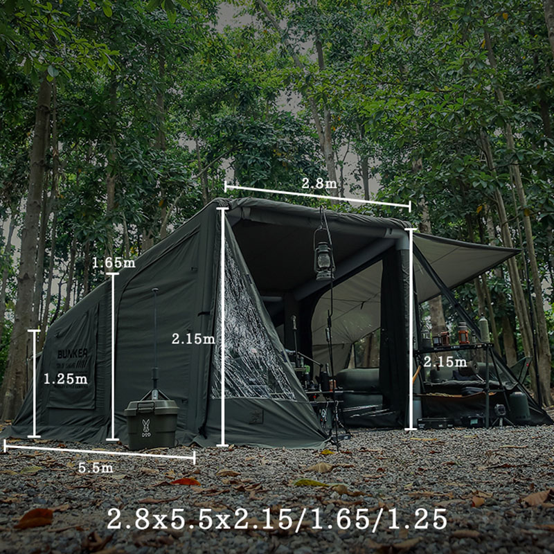 Inflatable Tent Camping Outdoor Military Style