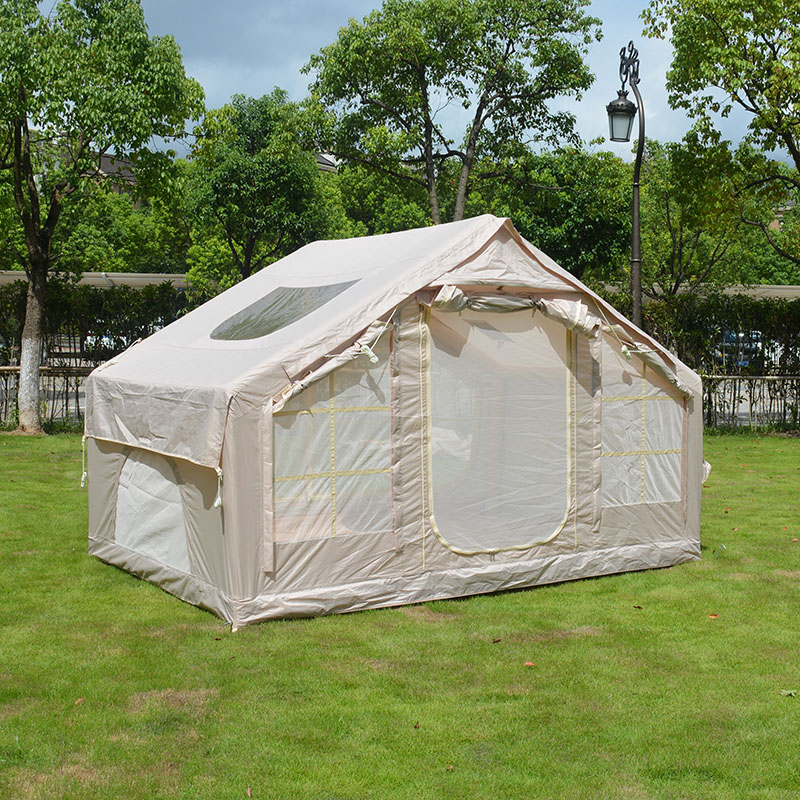 6.3m² Inflatable tent  With camping canopy
