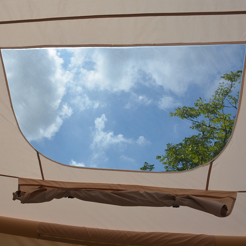 6.3m² Inflatable tent  With camping canopy