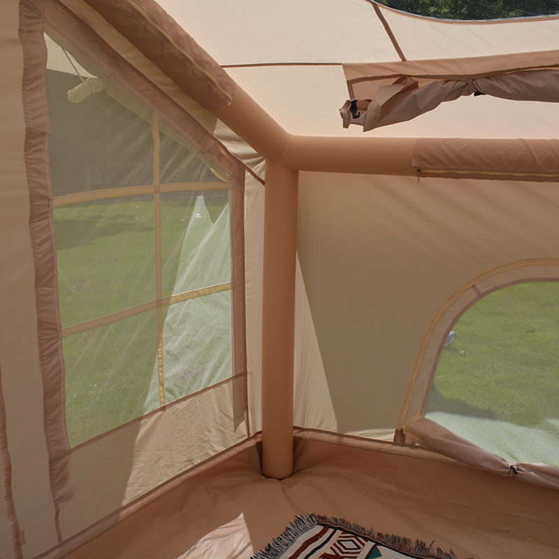 6.3m² Inflatable tent  With camping canopy