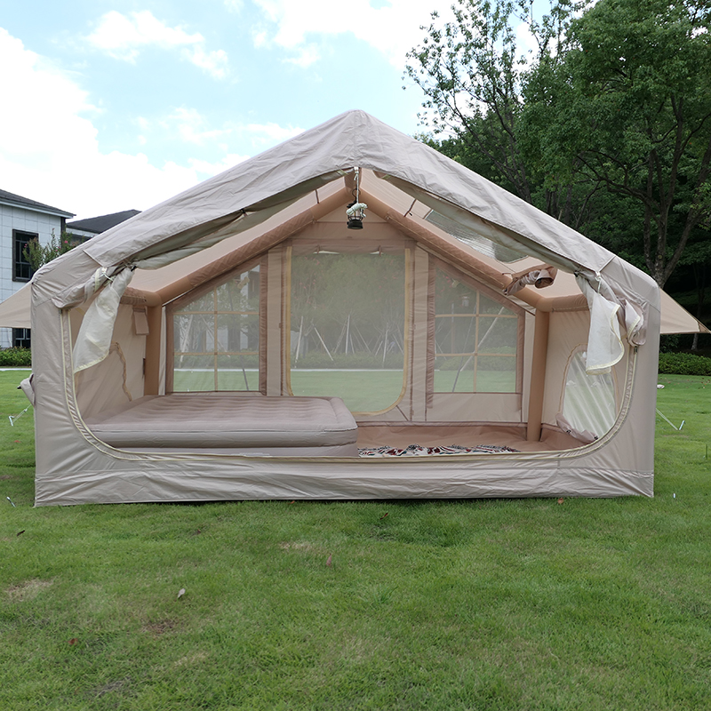 6.3m² Inflatable tent  With camping canopy