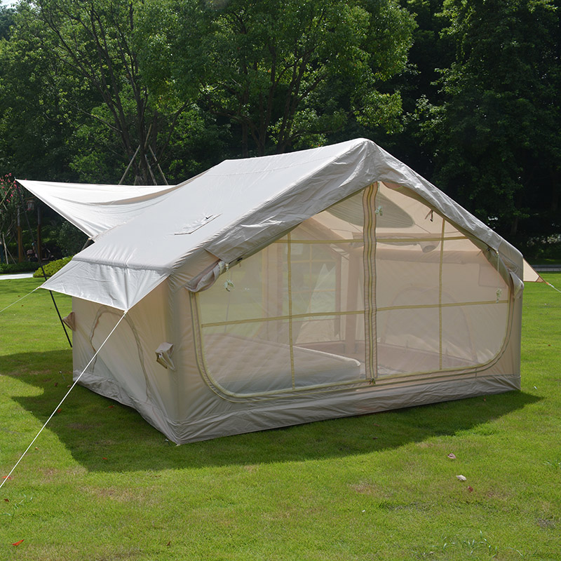 6.3m² Inflatable tent  With camping canopy