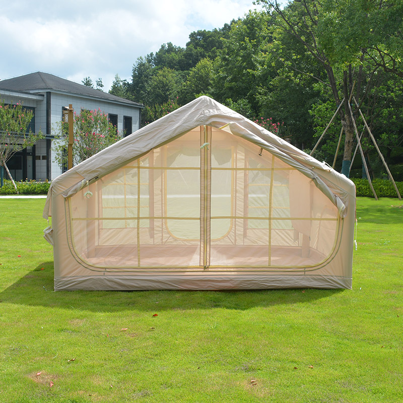 6.3m² Inflatable tent  With camping canopy
