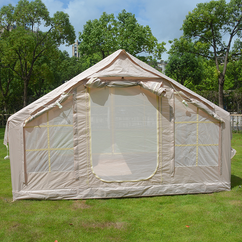 6.3m² Inflatable tent  With camping canopy