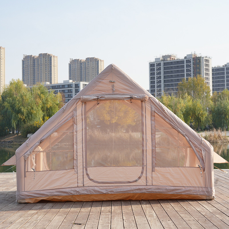 6.3m² inflatable tent Double door TPU Windows