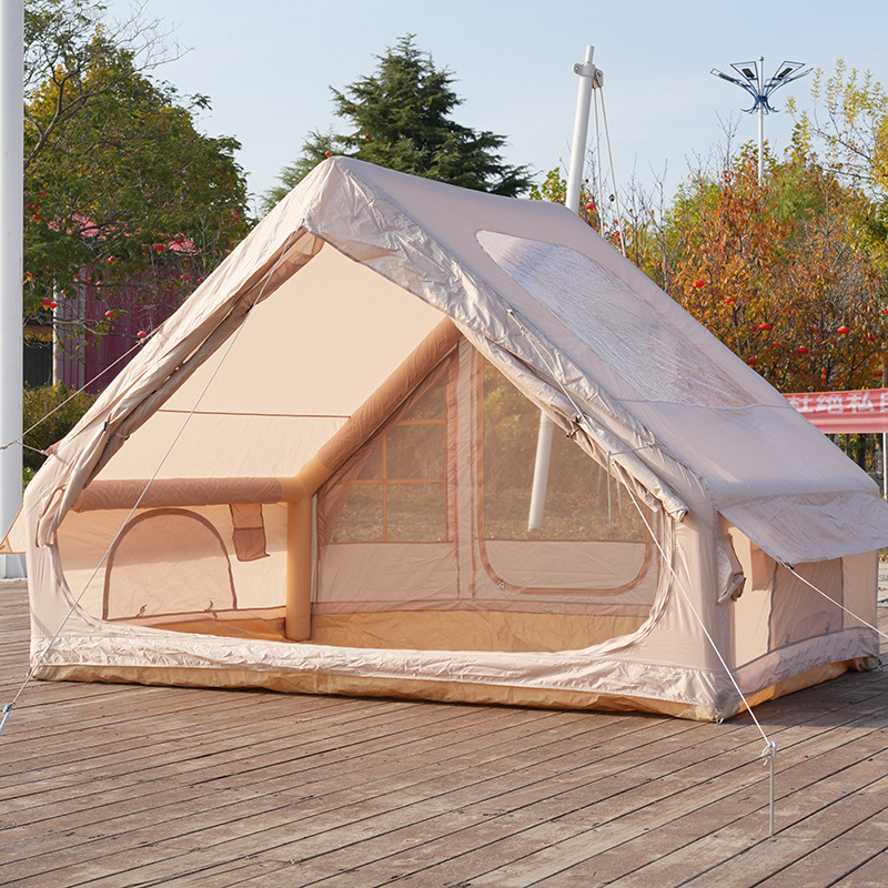 6.3m² inflatable tent Double door TPU Windows