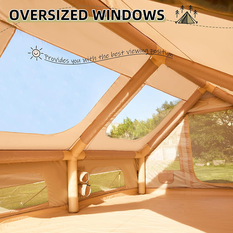 12m² inflatable tent Double door 2 TPU Windows