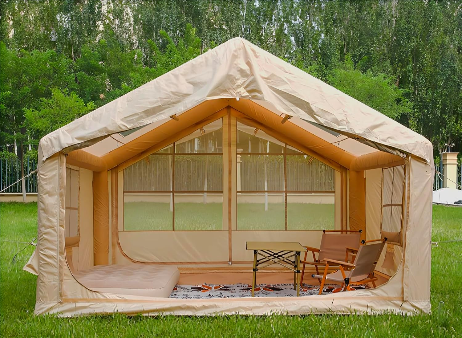 9m² inflatable tent Double door