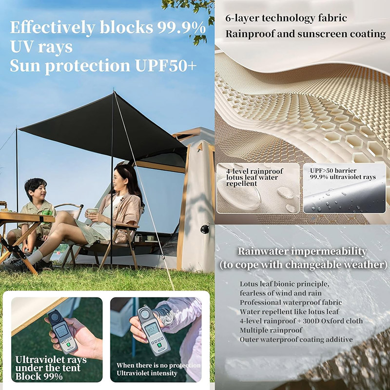 4m² inflatable tent Single door
