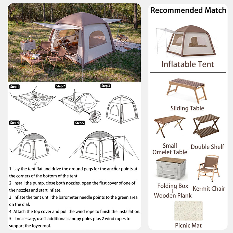 4.41m² Dome inflatable tent