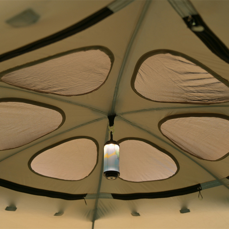 12-panel spherical tent